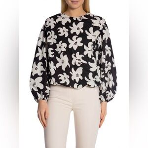 Marimekko Poplin Shirt Gillaug Villinarsissi - Size 36